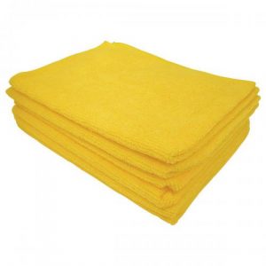 MICROFIBRE CLOTHS YELLOW 5's