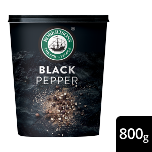 ROBERTSONS BLACK PEPPER FINE TUB 800GR