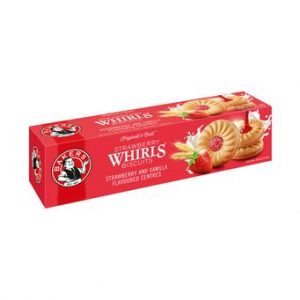 BISCUITS STRAWBERRY WHIRL 12X200GR