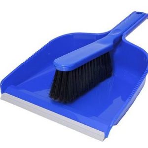 DUSTPAN SET BLUE