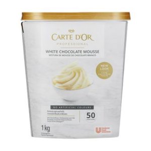 CARTE D'OR WHITE CHOC MOUSSE 1KG