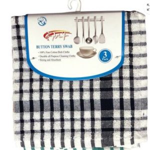 SWABS TERRY 3-PACK 35X35