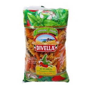 DIVELLA FUSILLI TRI-COLOUR 500GR