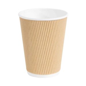 COFFEE HOT CUP RIPPLE 350ML (25)
