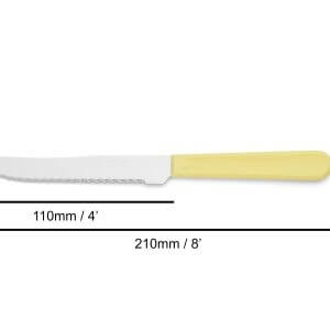ARCOS TABLE KNIFE YELLOW 110MM