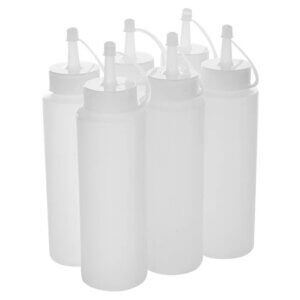PLAS SAUCE BOTTLE CLEAR 500ML