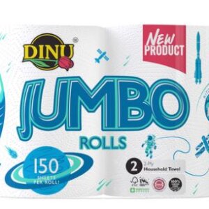 DINU TOWEL JUMBO HOUSEHOLD 2-PLY 2'S